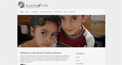 Desktop Screenshot of handsofgodfoundation.org