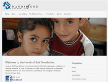 Tablet Screenshot of handsofgodfoundation.org